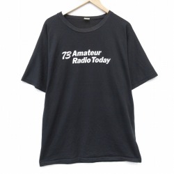 80s 半袖Tシャツ Amateur ブラック メンズL相当 | 古着