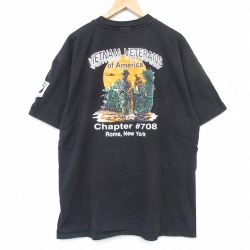 ヘインズ 00s 半袖Tシャツ 兵士 ブラック メンズXL相当 | 古着