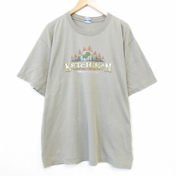 半袖Tシャツ プリンセスクルーズ カーキ メンズXL相当 | 古着