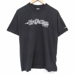 ヘインズ 00s 半袖Tシャツ Forti Palgza ブラック メンズL相当 | 古着