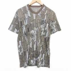 80s 半袖Tシャツ TREBARK 迷彩 ブラウン メンズM相当 | 古着