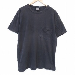 オシュコシュ 90s 半袖Tシャツ 胸ポケット付き ブラック メンズXL相当 | 古着
