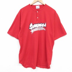 90s 半袖Tシャツ Semmes レッド メンズXL相当 | 古着