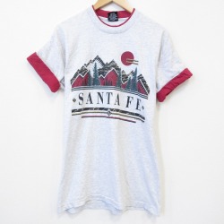 SIGNAL 90s 半袖Tシャツ サンタフェ グレー メンズM相当 | 古着