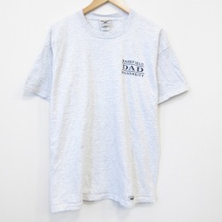 90s 半袖Tシャツ DADカレッジ グレー メンズXL相当 | 古着
