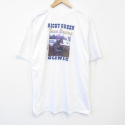 半袖Tシャツ カウボーイ ホワイト メンズXL相当 | 古着