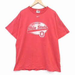 ナイキ 00s 半袖Tシャツ オハイオ レッド メンズXL相当 | 古着