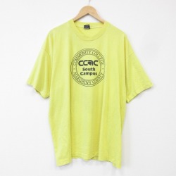 フルーツオブザルーム 90s 半袖Tシャツ CCAC イエロー メンズXL相当 | 古着