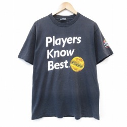 80s 半袖Tシャツ Players ブラック メンズXL相当 | 古着