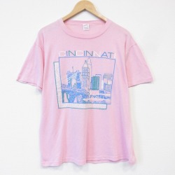 半袖Tシャツ シンシナティ ピンク メンズXL相当 | 古着