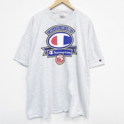 チャンピオン 90s 半袖Tシャツ ビッグロゴ グレー メンズXL相当 | 古着