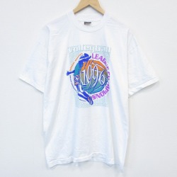 フルーツオブザルーム 90s 半袖Tシャツ バレーボール ホワイト メンズXL相当 | 古着