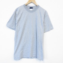 00s 半袖Tシャツ 無地 グレー メンズL相当 | 古着