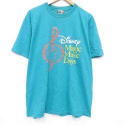 ディズニー 90s 半袖Tシャツ グリーン メンズXL相当 | 古着