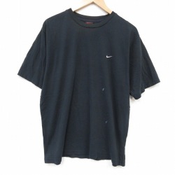 ナイキ 00s 半袖Tシャツ ワンポイントロゴ グリーン メンズXL相当 | 古着