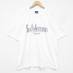 90s 半袖Tシャツ サンアントニオ ホワイト メンズXL相当 | 古着