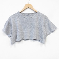 チャンピオン 70s 半袖Tシャツ ハチハチワンツー グレー メンズXL相当 | 古着