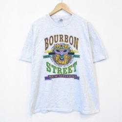 ヘインズ 90s 半袖Tシャツ ニューオリンズ グレー メンズXL相当 | 古着