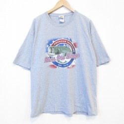 00s 半袖Tシャツ バスプロショップ グレー メンズXL相当 | 古着