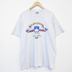 オニータ 90s 半袖Tシャツ スロベニア グレー メンズXL相当 | 古着