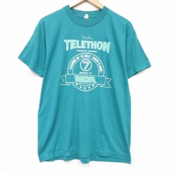スクリーンスターズ 80s 半袖Tシャツ MDA グリーン メンズL相当 | 古着