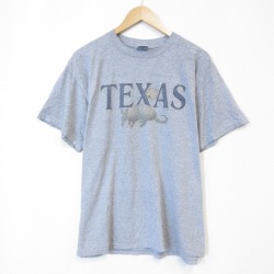 00s 半袖Tシャツ テキサス グレー メンズXL相当 | 古着