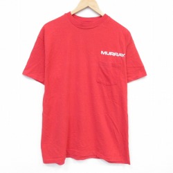 ヘインズ 90s 半袖Tシャツ MURRAY レッド メンズL相当 | 古着