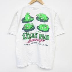 All Sport 90s 半袖Tシャツ カエルエロプリント ホワイト メンズL相当 | 古着