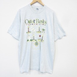 フルーツオブザルーム 90s 半袖Tシャツ 灯台 グレー メンズXL相当 | 古着
