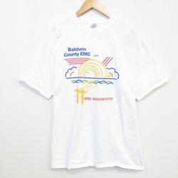 ヘインズ 90s 半袖Tシャツ Baldwin ホワイト メンズXL相当 | 古着
