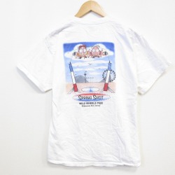 00s 半袖Tシャツ スプリングショット ホワイト メンズL相当 | 古着