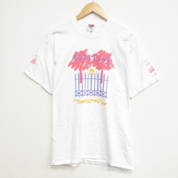 L★古着 フルーツオブザルーム 半袖 ビンテージ Tシャツ メンズ 90年代 90s ヘリテージ コットン クルーネック USA製 ホワイト 26jun26