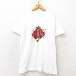 L★古着 フルーツオブザルーム 半袖 ビンテージ ロック バンド Tシャツ メンズ 90年代 90s カントリーミュージック コットン クルーネック USA製 白 ホワイト 25jun20 中古