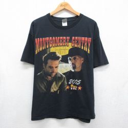 モンゴメリージェントリー 00s 半袖Tシャツ ロックバンド ブラック メンズXL相当 | 古着