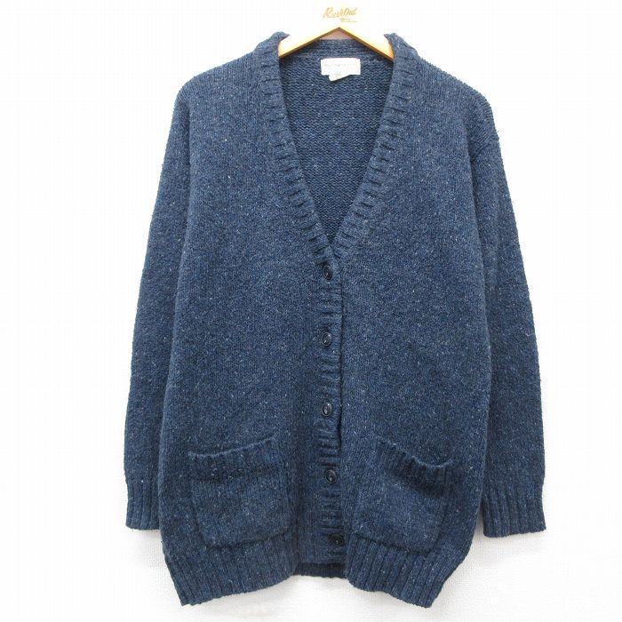 古着 ラルフローレン Ralph Lauren デニムアンドサプライ 長袖 ブランド ニット カーディガン レディース 無地 紺 ネイビー 【spe】 25mar07 中古 トップス