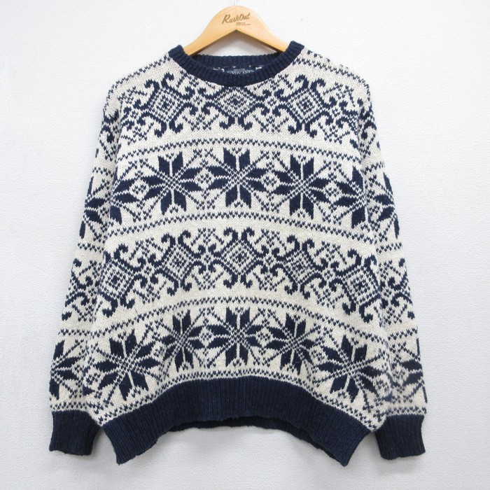 non Lands' End ランズエンド ウールセーター 90’s 古着通販 古着 LANDS'END ランズエンド 長袖 ニット レディース 90年代