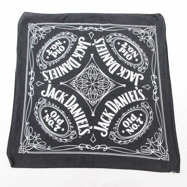 中古 バンダナ ジャックダニエル 酒 黒他 ブラック 25feb13