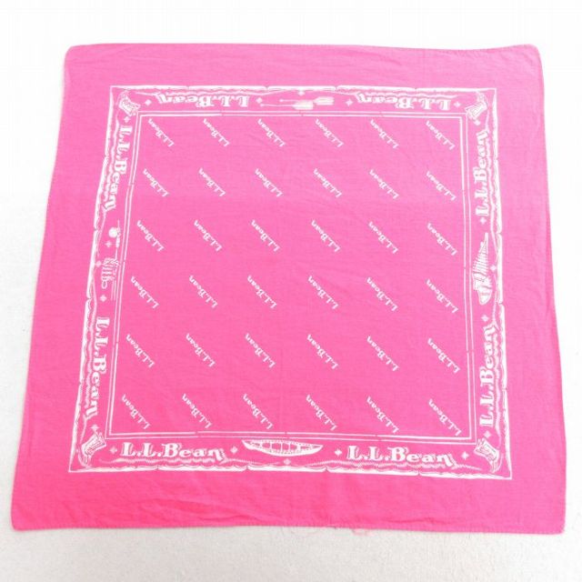 中古 エルエルビーン LLBEAN バンダナ 船 竿 ピンク 25may10