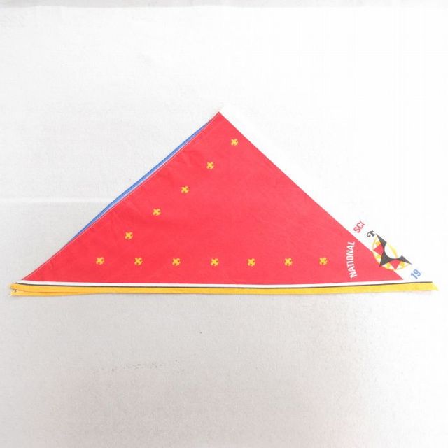中古 ビンテージ ボーイスカウト バンダナ 70年代 70s 赤他 レッド 25jun27