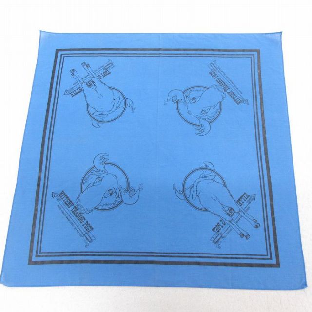 中古 バンダナ シカ 青 ブルー 25jul28