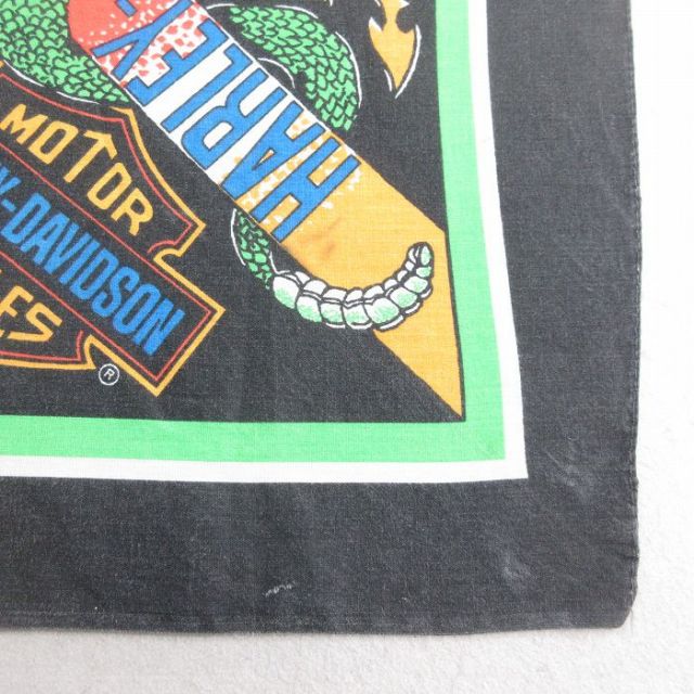 古着通販 中古 ハーレーダビッドソン バンダナ 90年代 90s ビッグロゴ