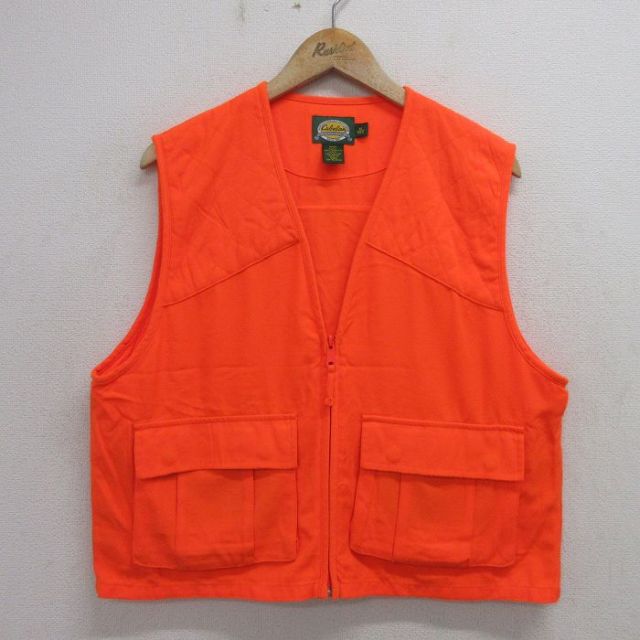 古着通販 L☆古着 カベラス ハンティング ベスト メンズ 00年代 00s