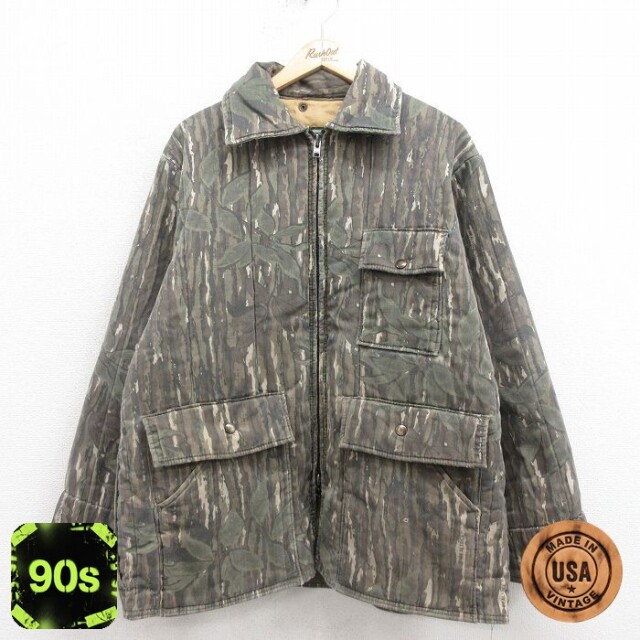 SAFTBAK 90s ハンティングジャケット リアルツリー グリーン XL | 古着