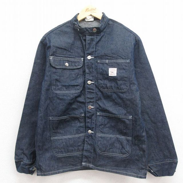 古着通販 M☆古着 ポインター 長袖 カバーオール メンズ スタンド