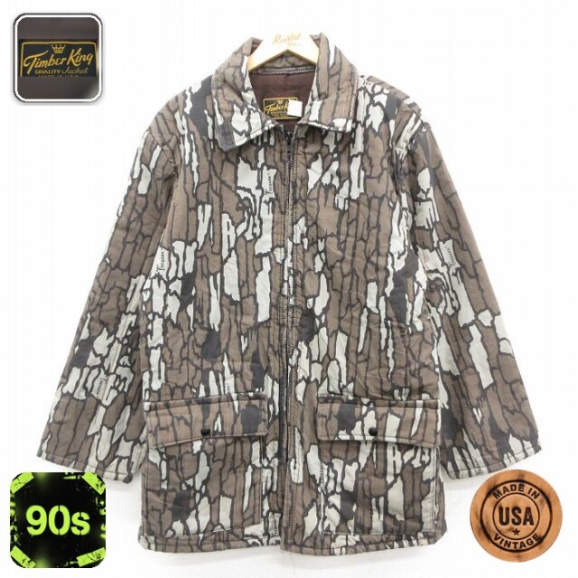 ハンティング 90s ジャケット TREBARK グレー XL | 古着