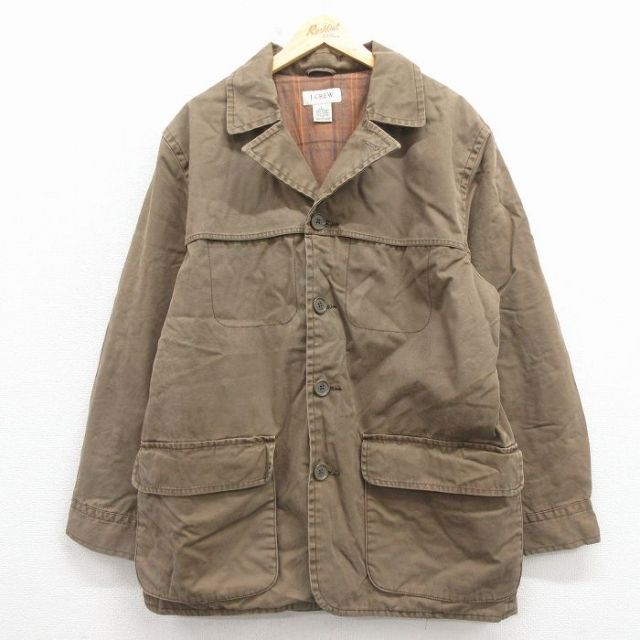 【20%OFF】ジェイクルー 00s カバーオール 内側フランネル グリーン XL | 古着