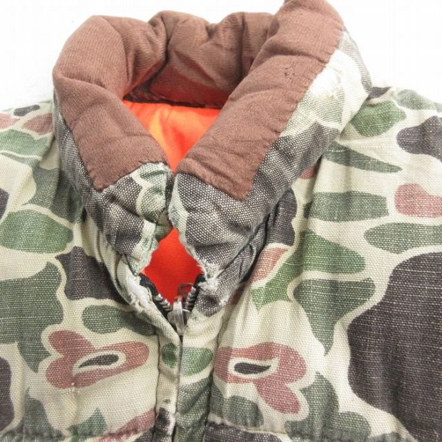 古着通販 L☆古着 ハンティング ベスト メンズ 80年代 80s ダック