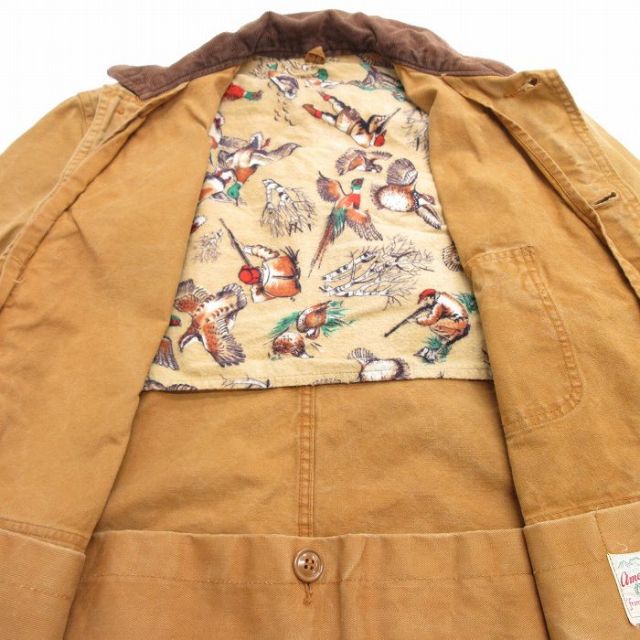 古着通販 XL☆古着 長袖 ビンテージ ハンティング ジャケット メンズ