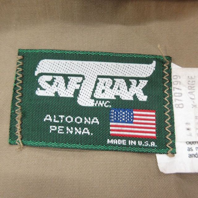 古着通販 XL☆古着 SAFTBAK ハンティング ベスト メンズ 90年代 90s