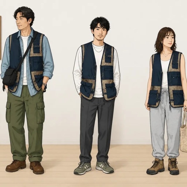 古着通販 M☆古着 10X ハンティング ベスト 90年代 90s メッシュ地